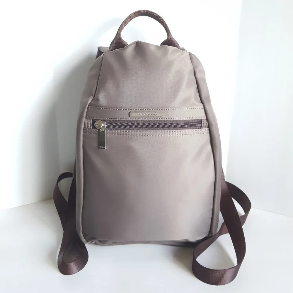 Hedgren RFID Vogue Small Backpack Sephia Brown NEW